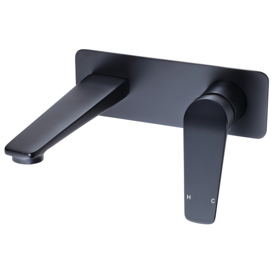 308 Series Wall Basin Mixer Noir