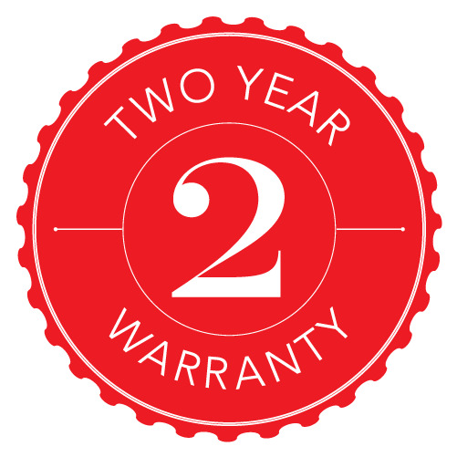 2 Year Warranty