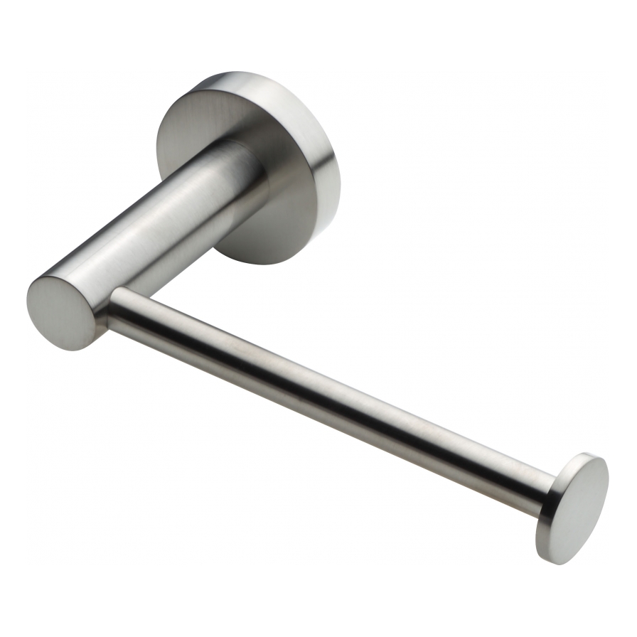 Aura Toilet Roll Holder Brushed Nickel