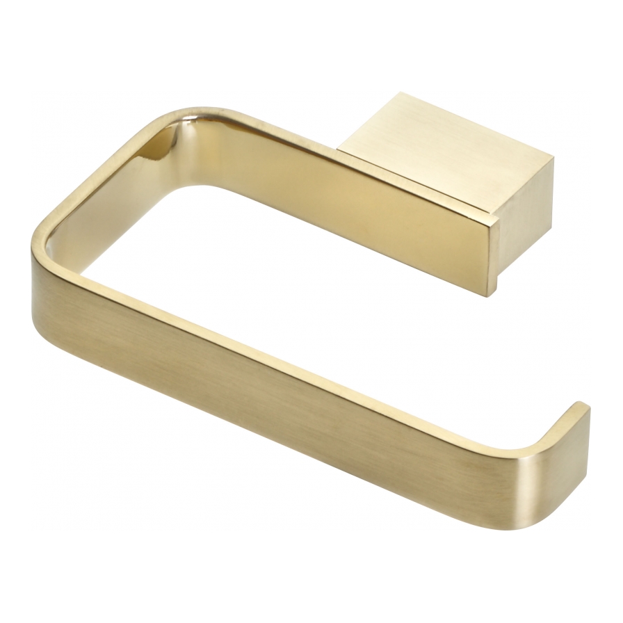 Teka Toilet Roll Holder Brushed Brass